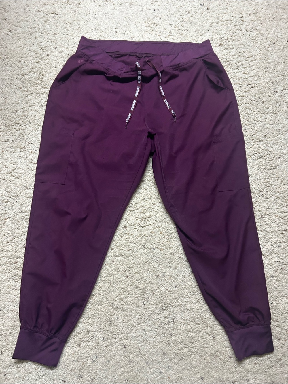 Med Couture Plum Scrub pants